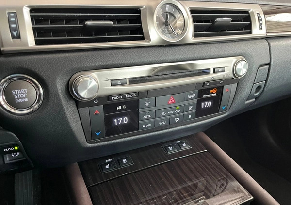 Lexus GS cena 124900 przebieg: 94670, rok produkcji 2017 z Oborniki Śląskie małe 596